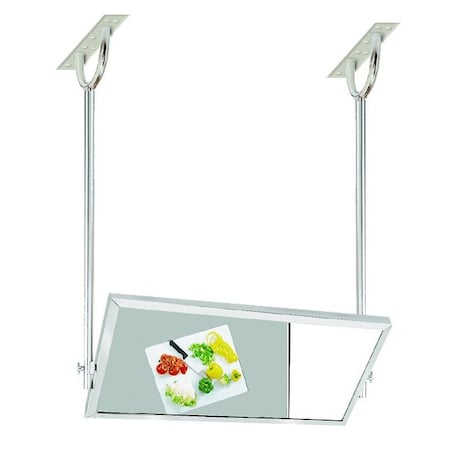Advance Tabco Tilting Demo Mirror ceiling mounted glass mirror 62-1/2 in.W x 25-1/2 in.H MI-60