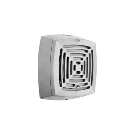 Edwards Signaling Vibrating Horn, Continuous, 120V AC, 78-103dB, Surface Mount, 5in x 5in, Indoor, Heavy Duty Die Cast 874-N5