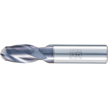 Pferd PFERD Ball Nose End Mill, 2 flutes, 5/8'' Dia, 1-1/4'' APMX, 3-1/2'' OAL, cylindrical shank 23003006