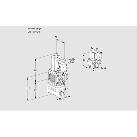 Honeywell Kromschroder VAD1-/15R/NW-100B KS88012967