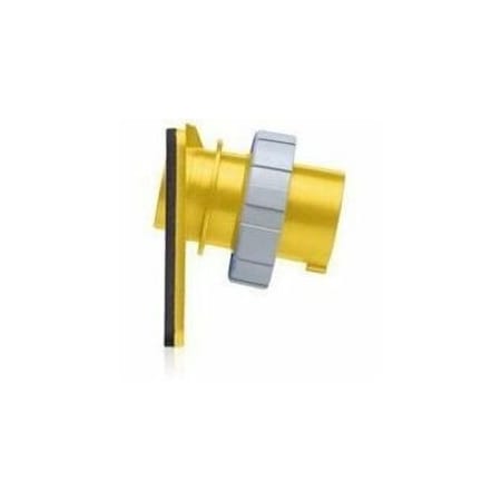 Leviton Industrial Grade Inlet, Watertight, 20 Amp, 125 Volt 320B4W