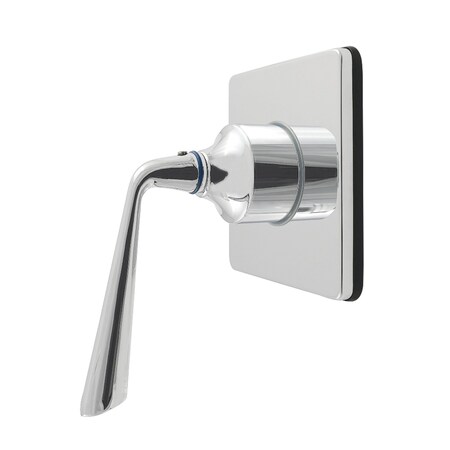 Kingston Brass Single-Handle Six-Way Diverter Valve with Square Trim Kit, Polished Chrome KS4041ZL