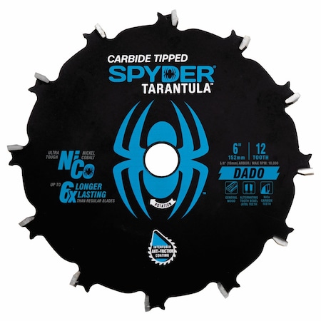 Spyder 6in DADO Set 13023