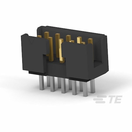 Te Connectivity AGASTAT Board Connector 10 Contacts 2 Rows Male Strai 1-2842282-0