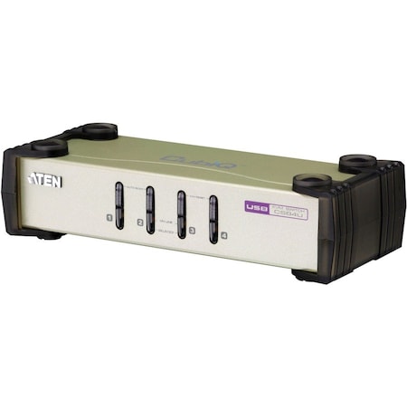 Aten CubiQ KVM Switch - 4 Computer(s) - QXGA - 2048 x 1536 CS84U