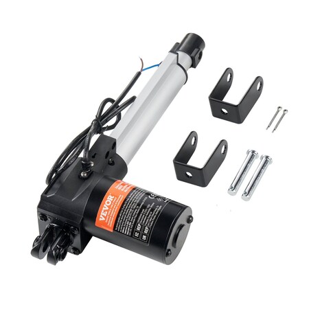 Vevor Linear Actuator 12V 6Inch Heavy Duty 1320lbs/6000N 0.19 in/s IP44 Protection OK628-6000N