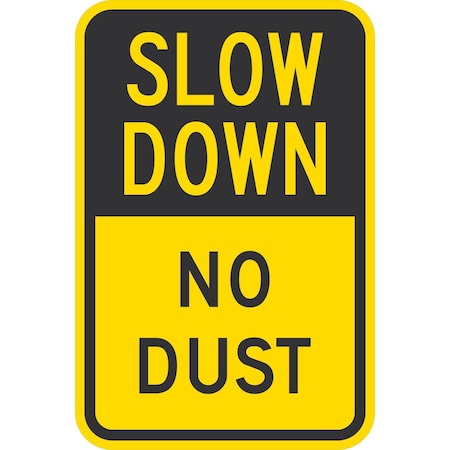 Lyle Slow Down No Dust, 12x18, Diamond Grade, Yellow G-2651-DG_12x18