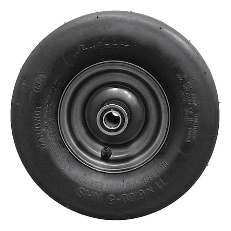 Antego 11 x 6-5 in Lawn Mower Tire & Wheel Assembly, Gray, 2 PK A5300610810804116005