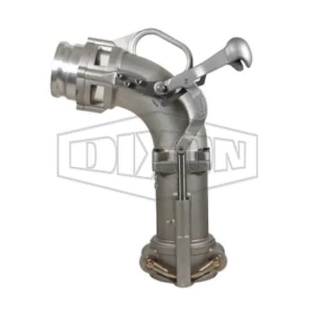 Dixon TALL 6500 ELBOW W/ 4 in ADAPTER INLET 6500XA