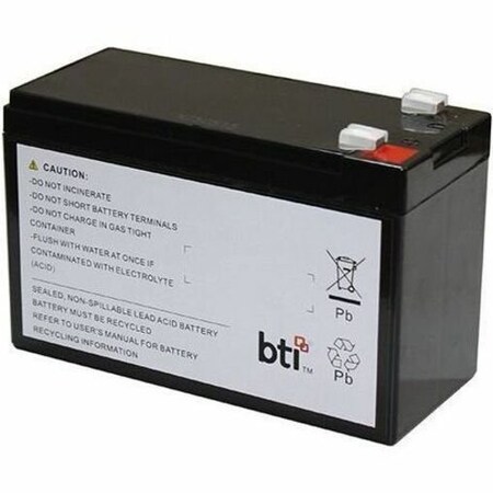 Battery Technology BTI 12V 1-CELL LEAD ACID UPS BATTERY FOR APC BACK-UPS BVK1200M2, A APCRBC175-TAA