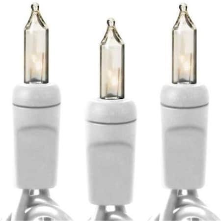 Vickerman 144Lt Warm White 8 Function Spider Set, 14 ft. Long Spacing Light - White X17W146