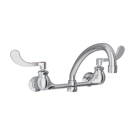 Elkay Handle-Operated Faucet, Manual, Arc LK940AT10T4H