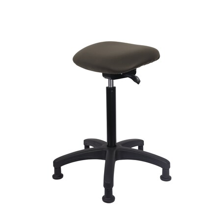 Blue Ridge Ergonomics Vinyl Sit-Stand - Standing Height with Stationary Glides in Elephant Voyager Vinyl VSTSS-RG-NF-RG-2022