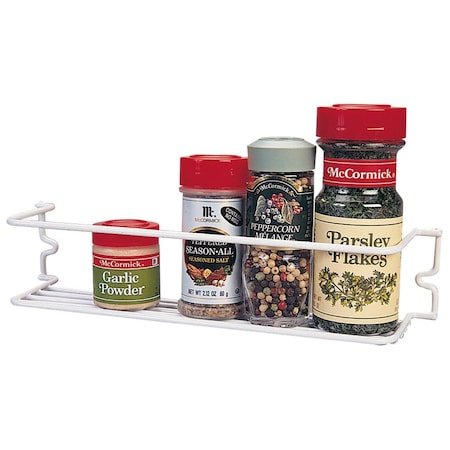Panacea White Vinyl Coated Wire Spice Rack PA311816