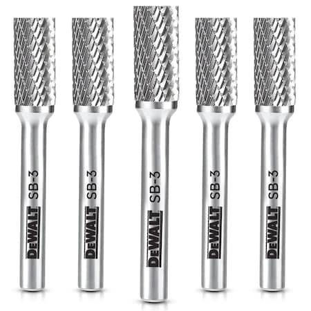Dewalt CARBIDE BURR SIZE SB-3, 5PK DXCBTJSB3-5