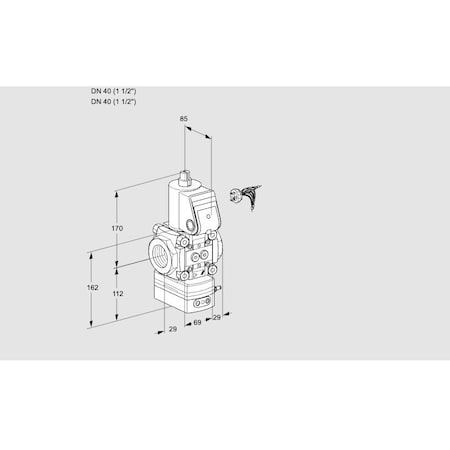 Honeywell Kromschroder VAD240R/NK-100A KS88019960
