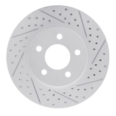 Dynamic Friction Co DFC Geoperformance Rotor - Drilled and Slotted 830-54056R