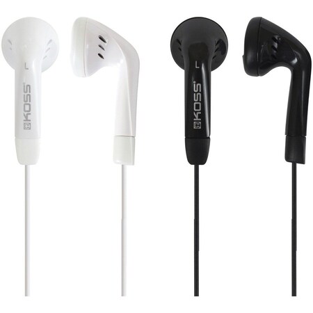 Koss Frequency response: 60Hz-20kHz Cord length: 4&apos, Includes 2 pair of earbuds, dual KE7
