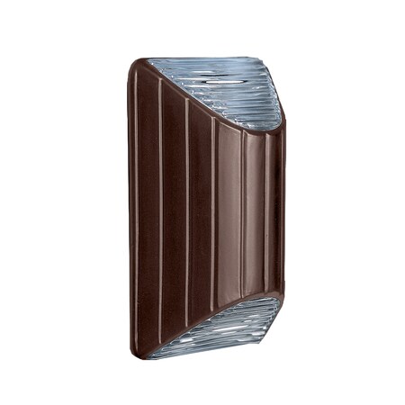 Besa Lighting Besa Pulse Sconce, Bronze/Clear Glass, 1x75W Medium base PULSE-BR