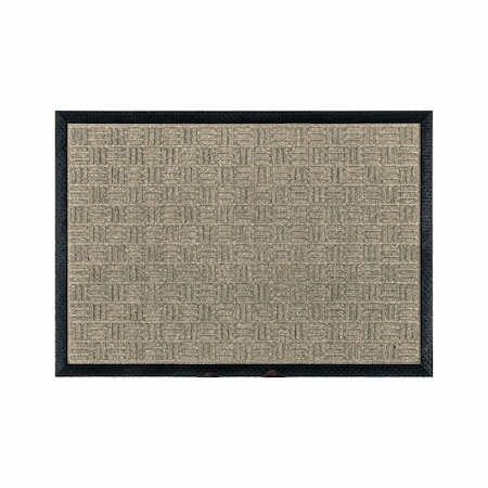 Floortex Mat, Polypropylene / Rubber, 0.47 in Thick, Brown, 32 in W x 48 in L NREMFLLV0104