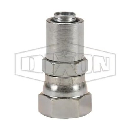 Dixon Crimp Collar, 1/2 in, Female JIC Swivel, Carbon Steel, Domestic FJC-08-08