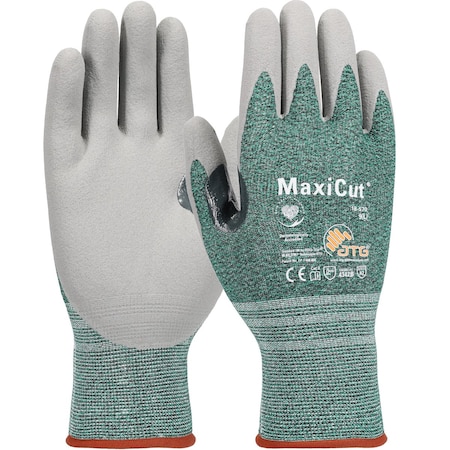 Atg Seamless Knit A2 Engineered Yarn Glove with Nitrile Coated MicroFoam Grip on Palm & Fingers, 12PK 5503