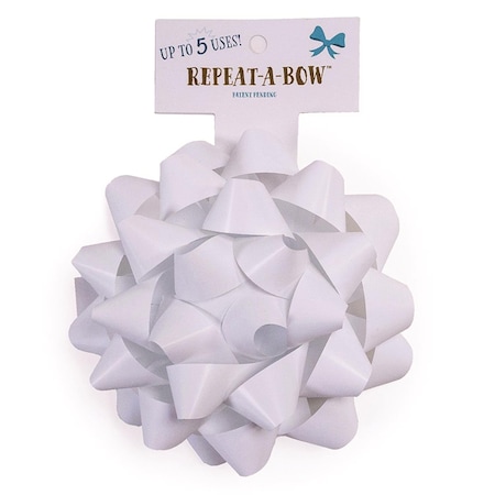 Hennessy Gift Wrap Repeat-A-Bow White Gift Bows HGW008