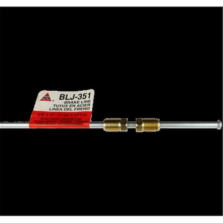 Ags 0.18 x 51 in. Japanese Steel Brake Line A79-BLJ351