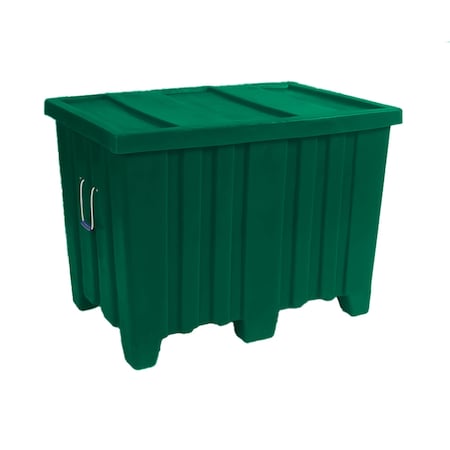 Myton Industries Bulk Ship Container, 16.5 cubic ft., 450lbs. capacity, GRN MTR-1 GREEN
