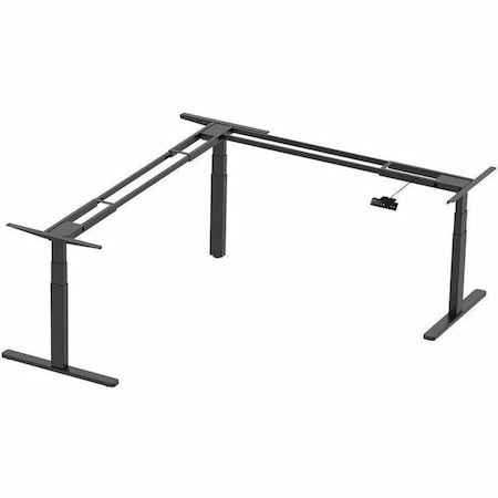 Monoprice Workstream by Triple Motor Height Adjustable Sit-Stand Corner Desk Fra 34827