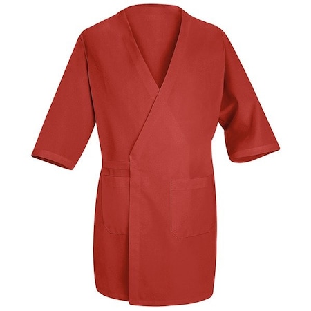 Bulwark RED COLLARLESS BUTCHER WRAP SZ M WP10RD RG M