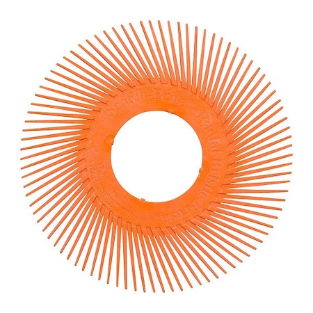 Scotch-Brite Radial Bristle Brush, SS, 7 5/8 in dia. 7100374909