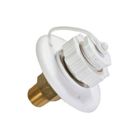 Aqua Pro Aqua Pro 27895; Fresh Water Inlet; 1/2 Inch Male; Surface Mount; Brass/ Plastic; No Packaging 27895