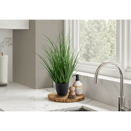Monarch Specialties Artificial Plant 23" Tall Grass, Indoor, Faux, Fake, Table, Greenery, Potted, Real Touch, Decorative I 9575