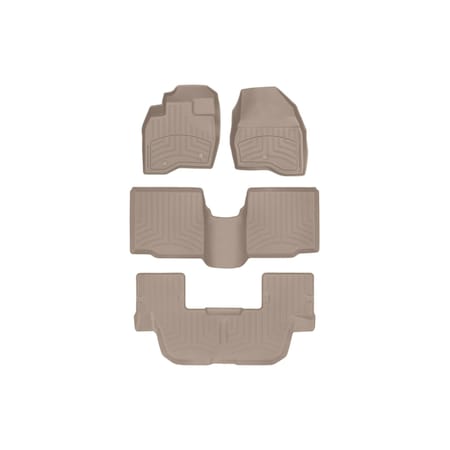 Weathertech Tan, Front and Rear and Rear FloorLiner HP 459811IM-45359-2-3IM