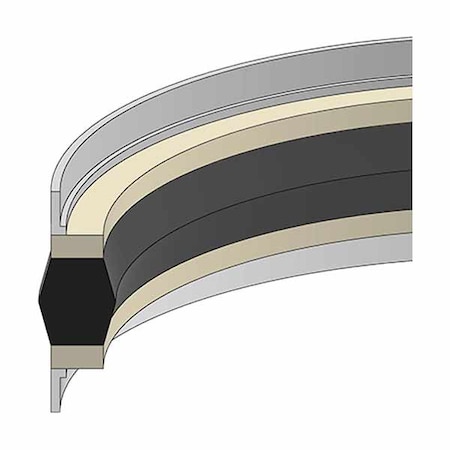 Hercules Sealing Products MPSA-59-125A, PA-NEOFAB-125X100X32.4/45.1, Piston Seals MPSA-59-125A