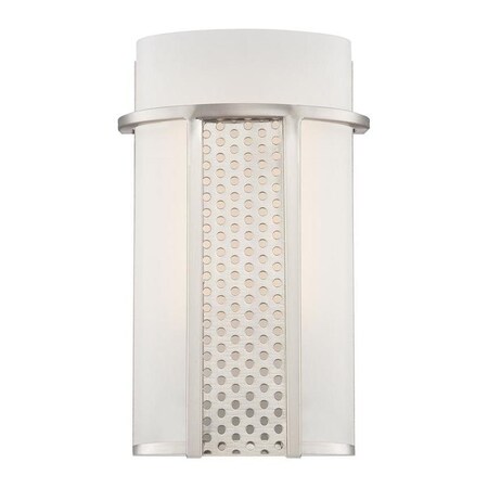 Designers Fountain Satin Platinum Lucern One Light ADA Compliant LED Wall Sconce LED6050-SP