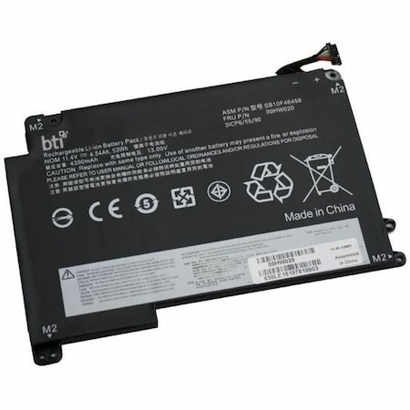 Battery Technology REPLACEMENT BTI BATTERY FOR LENOVO THINKPAD P40 YOGA, P40 20GQ YOGA, P40 20GR YO 00HW020-BTI