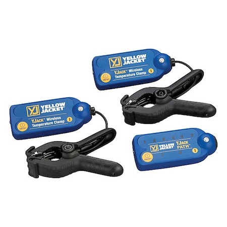 Yellow Jacket Temp Clamp, 1.25 in Pipe Dia, Plastic 67070