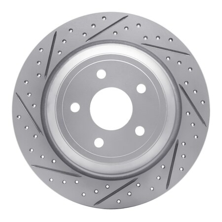 Dynamic Friction Co DFC Geoperformance Rotor - Drilled and Slotted 830-54262L
