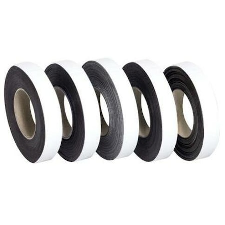 Partners Brand Warehouse Labels, Magnetic Rolls, 1" x 50', White, 1/Case LH120