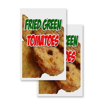 Signmission Fried Green Tomatoes, Vinyl Decals Only 24 Inch x 36 Inch, Vinyl Decal, 2PK DSB-2436-2PACK-Fried Green Tomatoes