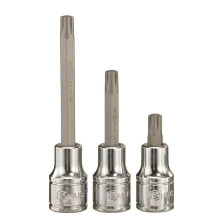 Genius Tools 1/2in Dr. M7 Surface Bit Socket 55mmL 410+9007