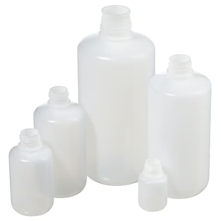 Nalgene Economy Bottle, HDPE, 85 mm H, PK1000 362089-0002