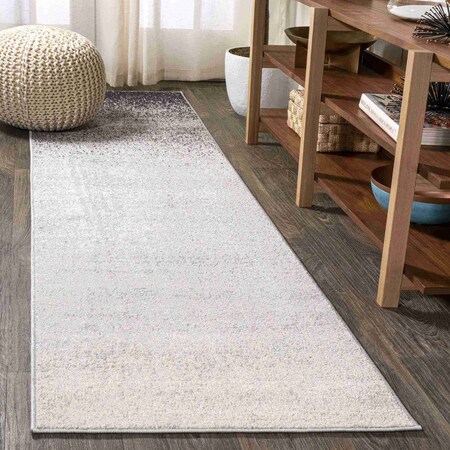 Jonathan Y Shore Modern Gradient Gray/Cream 2 ft. x 8 ft. Runner Rug CTP111A-28