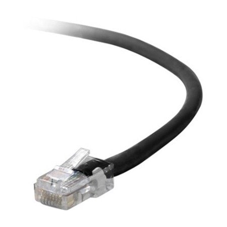 Belkin 14-Foot Cat6 Black Cables, No Boots A3L980-14-BLK