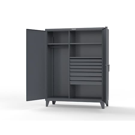 Strong Hold 7 GA Shop Table with Keylock Drawers T7236-4DB-KL