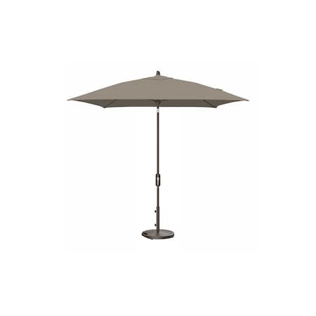Treasure Garden 7.5 ft Square Patio Umbella, aluminum, fiberglass ribs, outdoor, Cast Ash UM847SQ-00 40428 Cast Ash