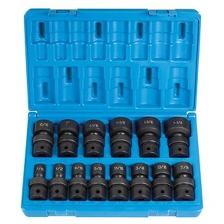 Light House Beauty 1/2 Inch Drive 14 Pieces Standard Length Fractional Universal Set LI2571884