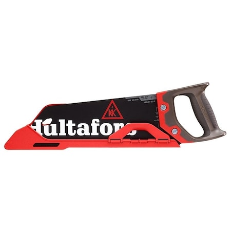 Hultafors HBX Toolbox Saw, 14 in L Blade, 11 TPI, Steel Blade, Ergonomic Handle, Rubber Handle 590750U